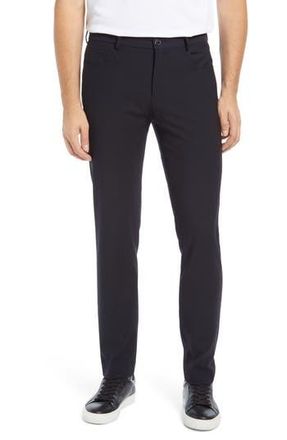 Bugatchi Solid Stretch Pants in Midnight at Nordstrom Rack, Size 33