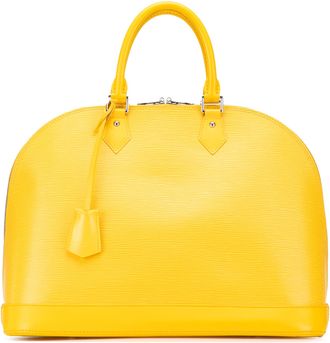 Louis Vuitton Pre-owned Womens Alma Handbag - Gold Leather - One Size