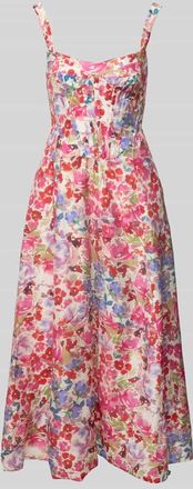 Bardot Bardot Abendkleid mit Karree-Ausschnitt Modell LILAH in Rose, Größe 34