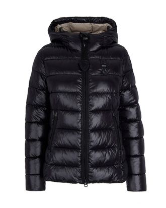 Blauer Black Caroll Water-Repellent Micro Rip Nylon Jacket
