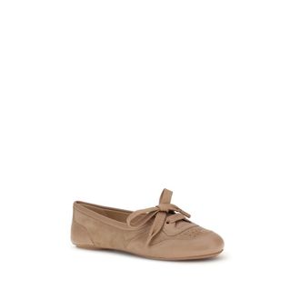 Gianvito Rossi Womens Multicolor Calf Leather Bos Taurus Ballet Flats