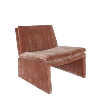 PIB Sill&oacute;n de tejido rizoso rosa palo