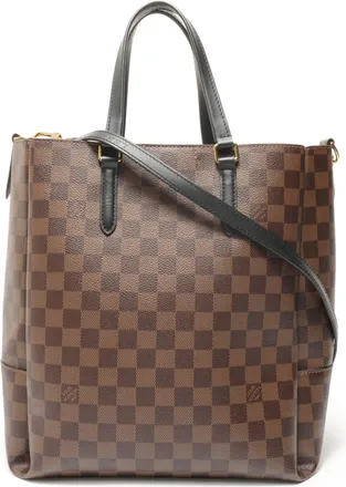 Louis Vuitton Brown Damier Canvas Ebene Tote Bag (Pre-Owned)