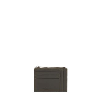 Lancaster Paris Pm Kaarthouder - Dames - Accessoires - Groen - Maat: ONE Size Leer