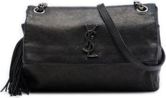 Saint Laurent Pre-owned The West Hollywood Shoulder Bag - Dames - Vintage Schoudertas - Zwart - ONE Size - Leer - Vintage
