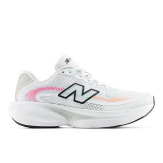 New Balance Mujer Ellipse Breathe en Blanco/Negro/Azul, Talla 36.5