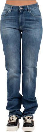 Dondup Slim-fit Jeans - Dames - Slim Fit Jeans - Blauw - W29 - Katoen - Jeans