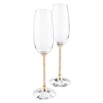 Swarovski Crystalline Toasting Flutes - Set Of 2