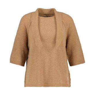 Smith & Soul Ronde hals gebreid - Dames - Truien - Bruin - Maat: XS
