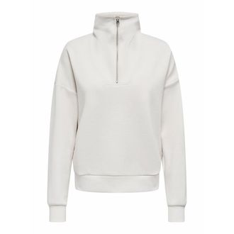 Only Play Lounge sweatshirt met halve rits