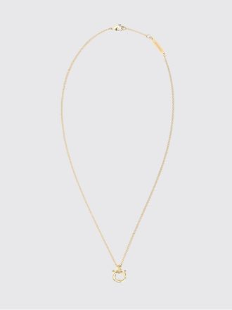 Ferragamo Gancini Choker Necklace in Brass with Pendant