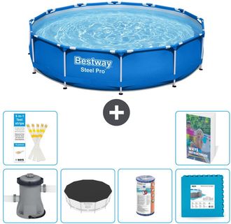 Bestway Piscina Bestway Steel Pro Redonda - 366x76 Cm - 7-piezas S254