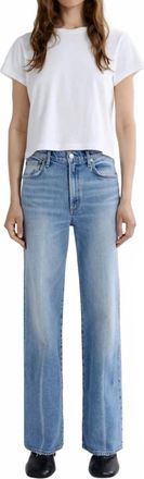 A Gold E Harper Midrise Relax Straight Jeans In Outlook