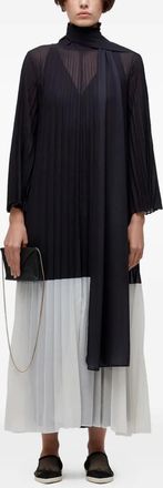 Osklen Geplooide jurk - Zwart