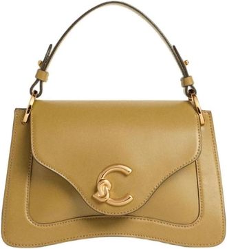 Coccinelle C-Me Kleine Schoudertas - Dames - Handtassen - Groen - ONE Size - Leer - Tassen