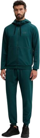 Emporio Armani 7M000665 Trainingspak Set - Heren - Trainingspakken - Groen - S - Tweed - Fitness