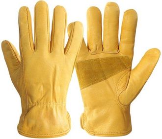 OEM Guantes De Trabajo Resistentes A Perforaciones Para Horticultura, Guantes De Trabajo De Cuero