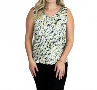Tribal Reversible Tank Top In Cocomilk