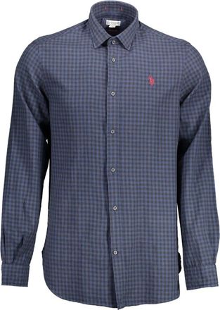 U.S.Polo Association U.s. Polo Assn., Heren, Overhemden, Blauw, Maat: 2XL