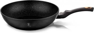 Berlinger Haus Sart&eacute;n Wok De Granito De 28 Cm Berlinger Haus Black Rose Bh-1638