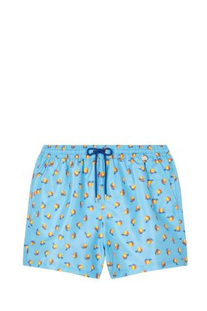 Paul Smith PEACH PRINT SWIMSHORTS Size: XL, colour: BLUE
