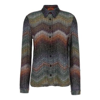 Missoni Shirts, female, Multicolor, Size: M Caperdoni Viscose Lam&eacute; Shirt