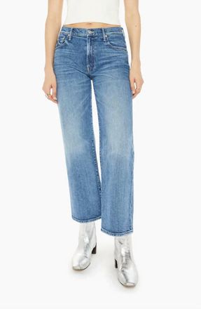 Mother Mid Rise Maven Ankle Length Jeans In Toil And Trouble