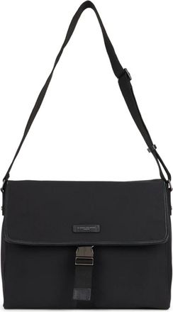 Gianni Chiarini Borsa a tracolla con patta e chiusura con fibbia - - Bags - Uomo - Nero - ONE SIZE