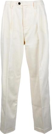 Tommy Hilfiger Straight-Leg Trousers with Mid-Rise Waist and Front Pleats