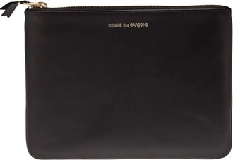 Comme Des Garçons large basic wallet - men - Calf Leather - One Size - Black