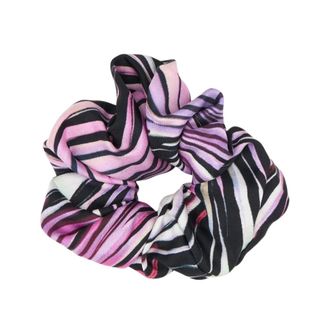 Roberto Cavalli Ray Of Paradise Print Silk Scrunchie - female - Roberto Cavalli - Accessories - Multicolor - ONE SIZE - Accessories