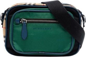 Burberry Pre-owned Cross Body Bags, female, Green, Size: ONE SIZE Pre-owned Crossbody Bag