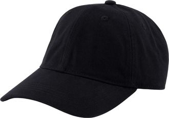 Acne Studios Unisex C40420-900 Logo-Embroidered Cotton Baseball Cap Black