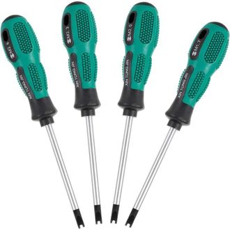 OEM [mai Usato]set Di 4 Cacciaviti A U, Set Di Cacciaviti A Tre Punte, Cacciaviti A U In Acciaio Al Cromo Vanadio (crv), Cacciavite Di Precisione Multifun