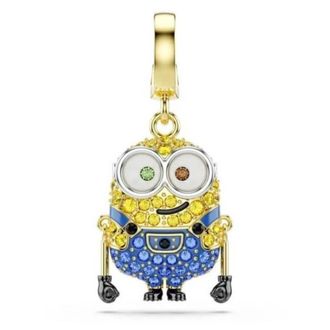 Swarovski Minions Gold-Plated Crystal Charm