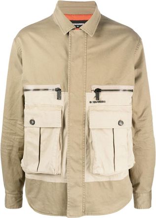 Dsquared2 Coachjas met klepzakken en vulling