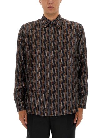 Fendi Printed Silk Shirt