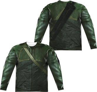 Gildan Arrow Uniform (Front/Back Print) Long Sleeve Adult Poly Crew Tee / T-Shirt