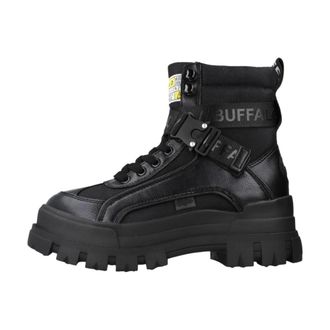 Buffalo Stivaletti stringati Aspha COM 1 - - Shoes - Donna - Nero - 38 EU