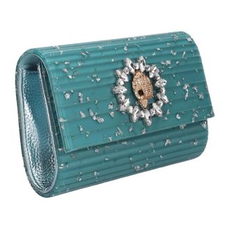 Kurt Geiger Party Eagle Clutch - female - Kurt Geiger - Clutches - Blue - ONE SIZE - Bags