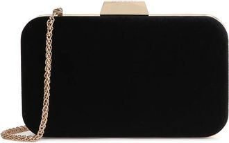 Kazar Avond clutch tas aan een gouden ketting - Dames - Clutches - Zwart - ONE Size - Tassen