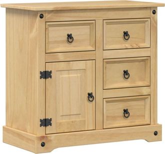 vidaXL Vidaxl - Aparador Corona Madera Maciza De Pino 80x40x75 Cm