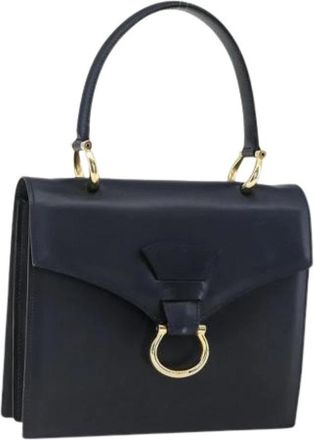 Celine Pre-owned Vintage Handtas - Dames - Vintage Handtas - Blauw - ONE Size - Leer - Vintage