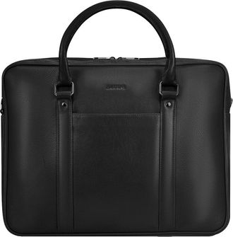 Champs Luggage Onyx Leather Briefcase
