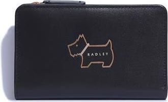 Radley London Heritage Dog Slim Wallet in Black at Nordstrom Rack