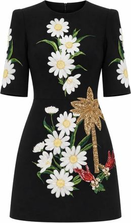 Dolce & Gabbana Korte Jurk - Dames - Korte kleedjes - Zwart - 2XS - Kleedjes
