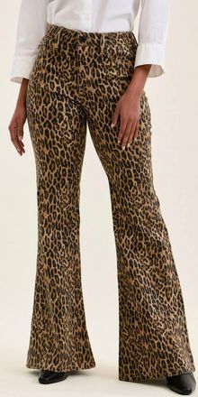 Judy Blue Jaqueline Flare Luxe Jeans In Leopard