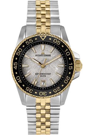 Jacques Lemans 1-2205S Mens Liverpool Diver Watch - Silver - One Size