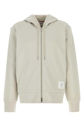Thom Browne Light Grey Cotton Sweatshirt