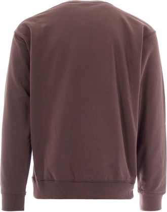 New Balance Mens Crewneck Sweatshirt Premium Logo Cortado Cotton Jumpers Sweater